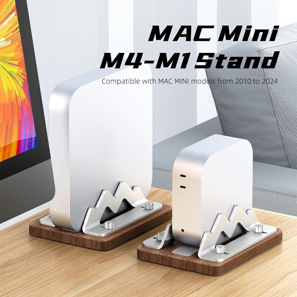 Justerbar Treholder for Mac Mini M4 / M3 / M2 / M1