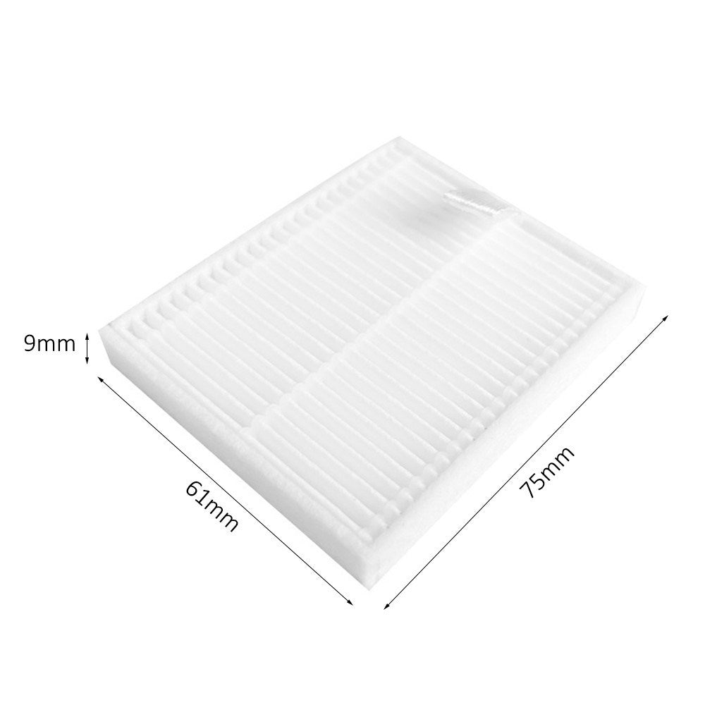 Støvsugerfilter til iRobot Roomba Combo Essential / Roomba 105 Combo / Xiaomi E10 Robotstøvsuger – Hvit