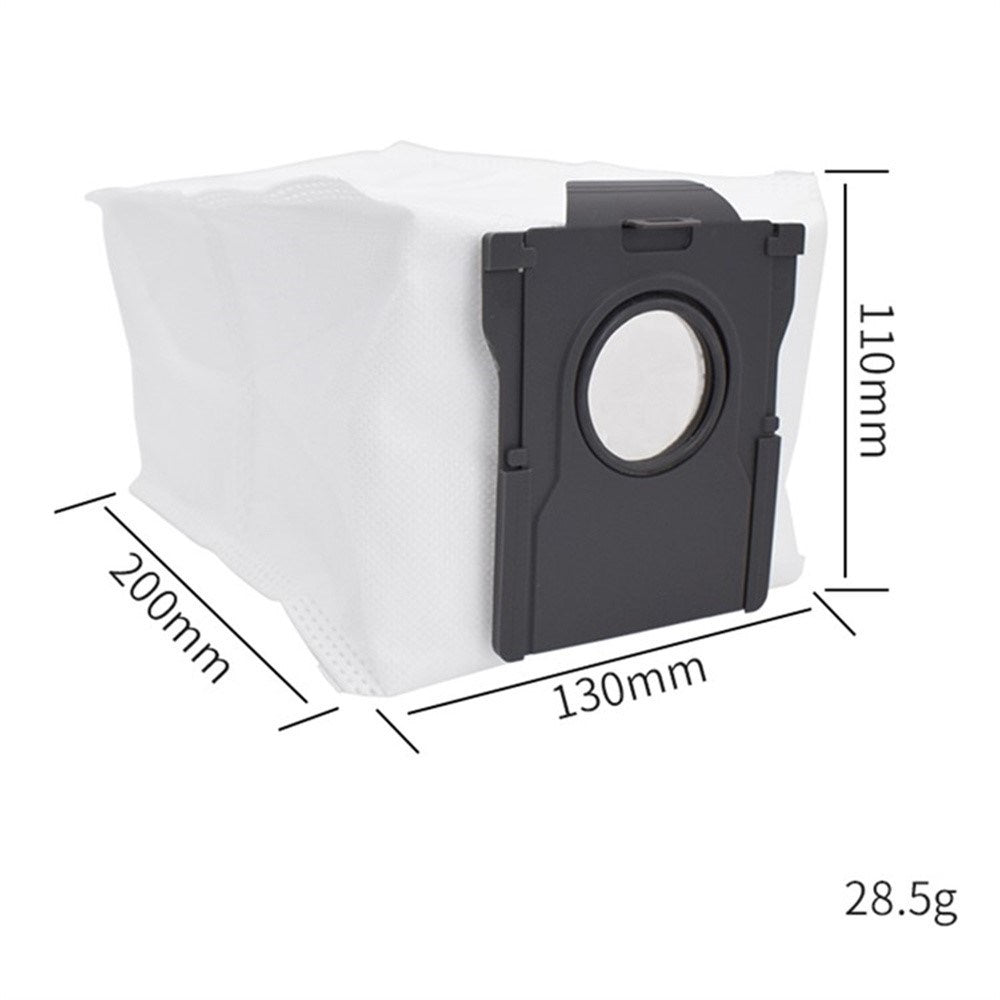 Støvsugerpose til Dreame X40 Ultra / L40 Ultra / L10s Pro Gen 2 / D10 Plus Gen 2 - 5 stk - Hvit