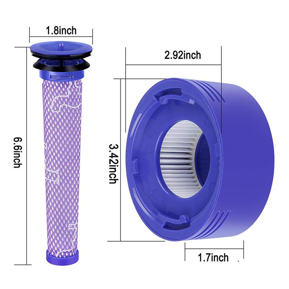 Dyson V8 / V7 5-i-1 Tilbehørssett - Lilla