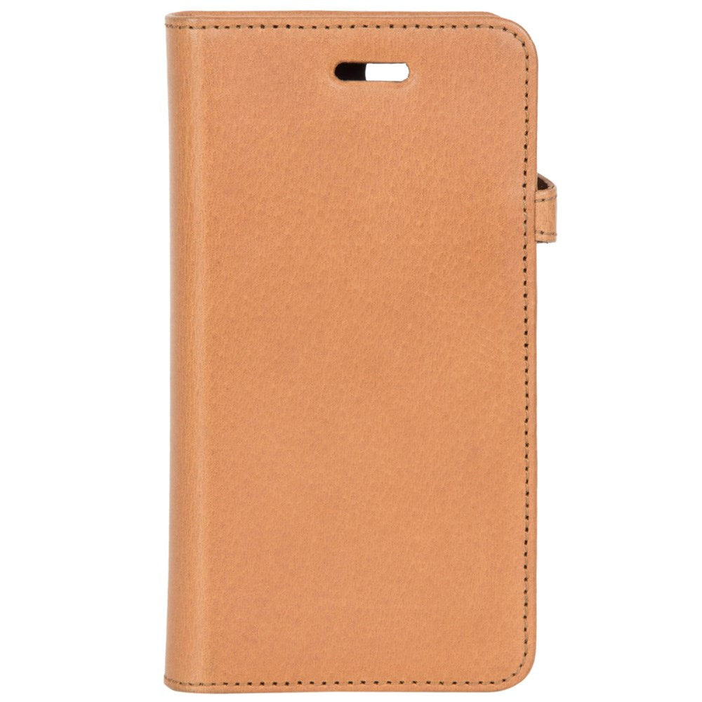iPhone 6 / 6s Buffalo 2-i-1 Ekte Skinn Flip Deksel - Beige