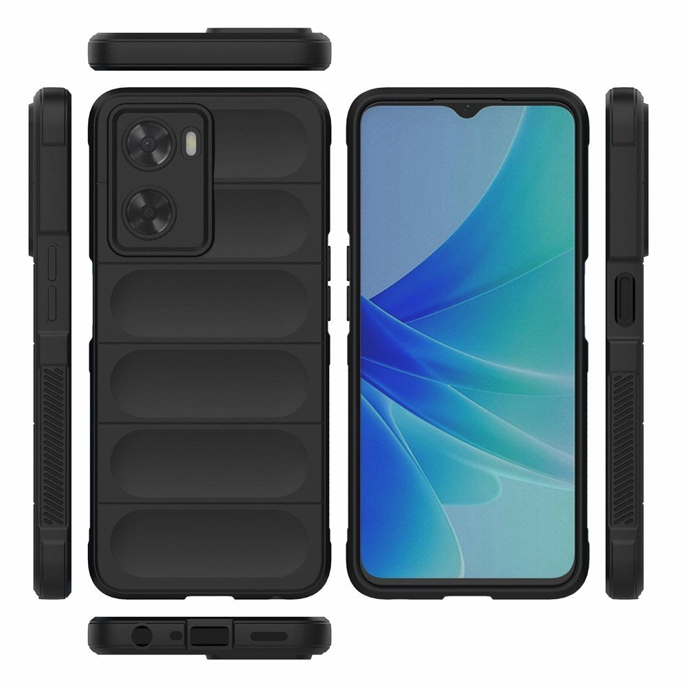 OPPO A57 / A57s EIDERWOOD Fleksibelt Plast Deksel - Svart