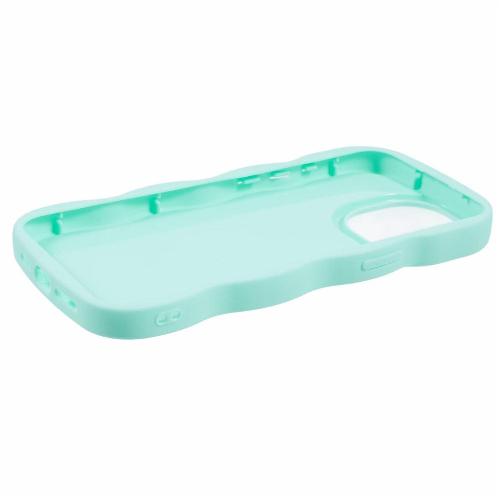 iPhone 14 Pro EIDERWOOD Fleksibelt Plast Wavy Deksel - Blå