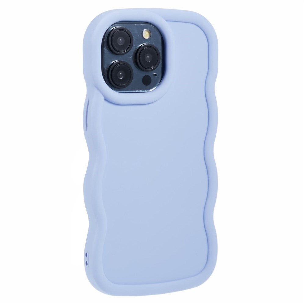 iPhone 13 Pro EIDERWOOD Fleksibelt Plast Wavy Deksel - Lilla