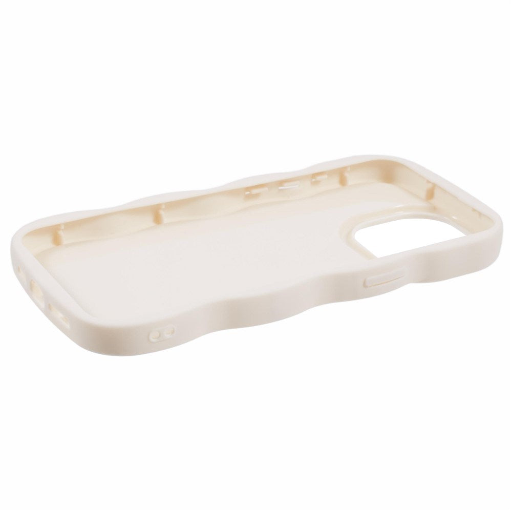 iPhone 13 Pro EIDERWOOD Fleksibelt Plast Wavy Deksel - Hvit