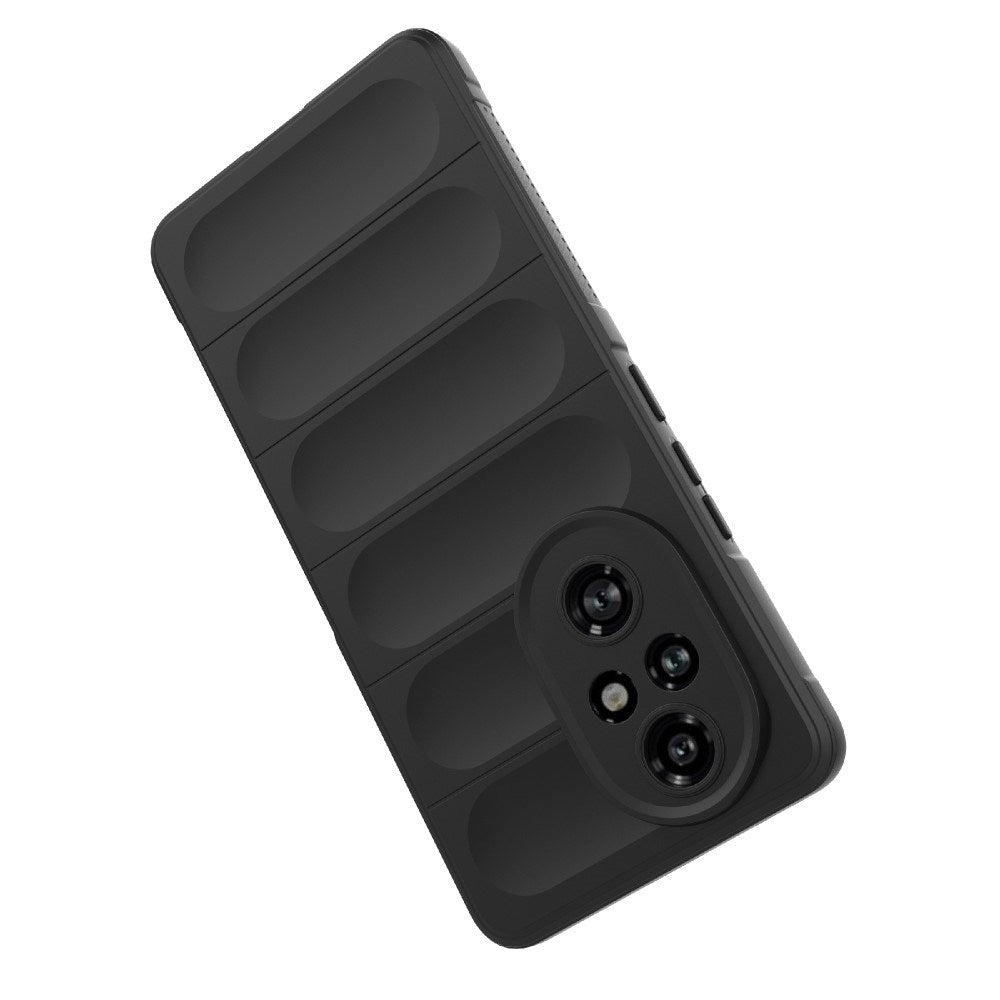 EIDERWOOD Honor 200 Pro (5G) Fleksibelt Plast Deksel - Svart