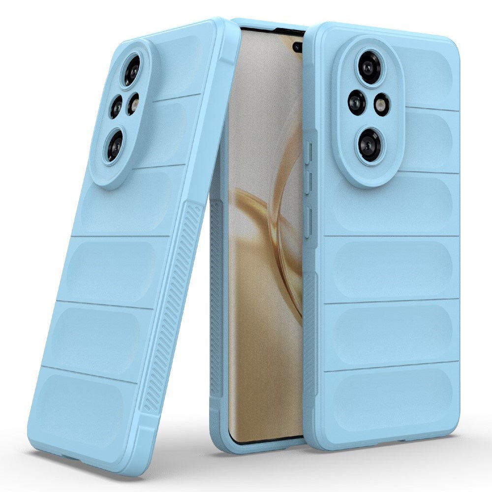 EIDERWOOD Honor 200 Pro (5G) Fleksibelt Plast Deksel - Lyseblå