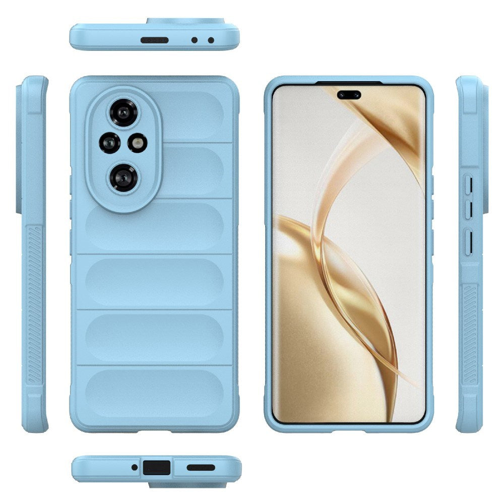 EIDERWOOD Honor 200 Pro (5G) Fleksibelt Plast Deksel - Lyseblå