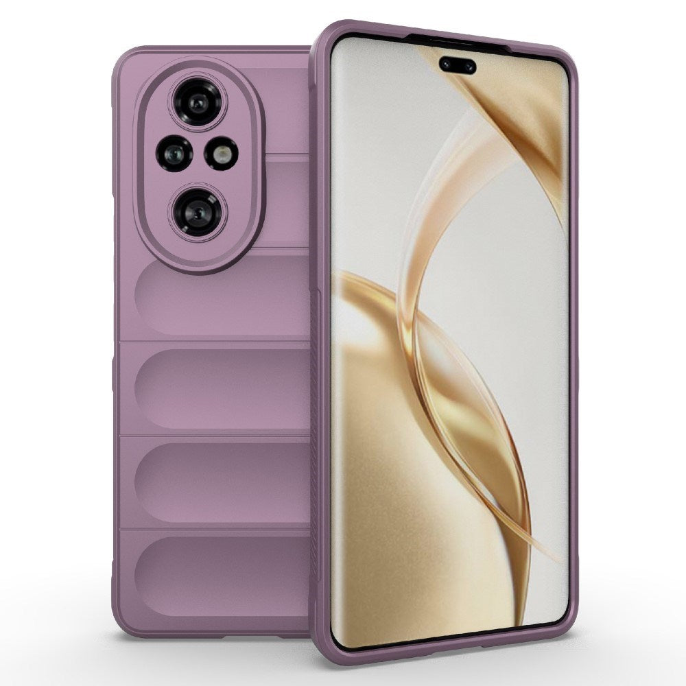 EIDERWOOD Honor 200 Pro (5G) Fleksibelt Plast Deksel - Lilla