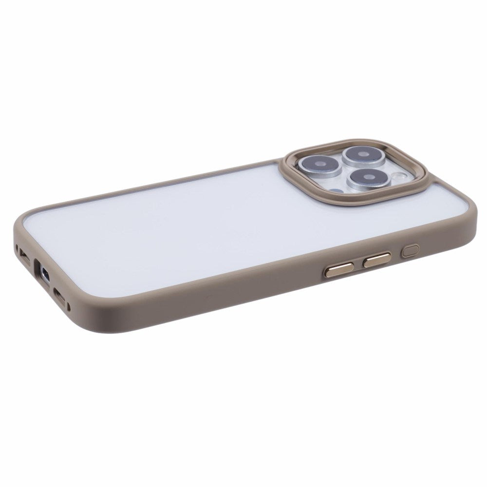 Eiderwood iPhone 16 Pro Hybrid Plast Deksel - Gjennomsiktig / Brun