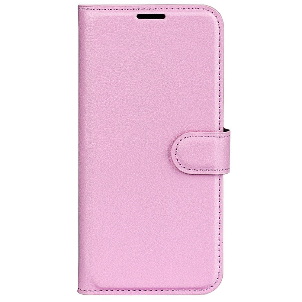 EIDERWOOD Honor 200 5G Deksel med Kortholder – Litchi Tekstur Kunstlær Flip-deksel - Pink