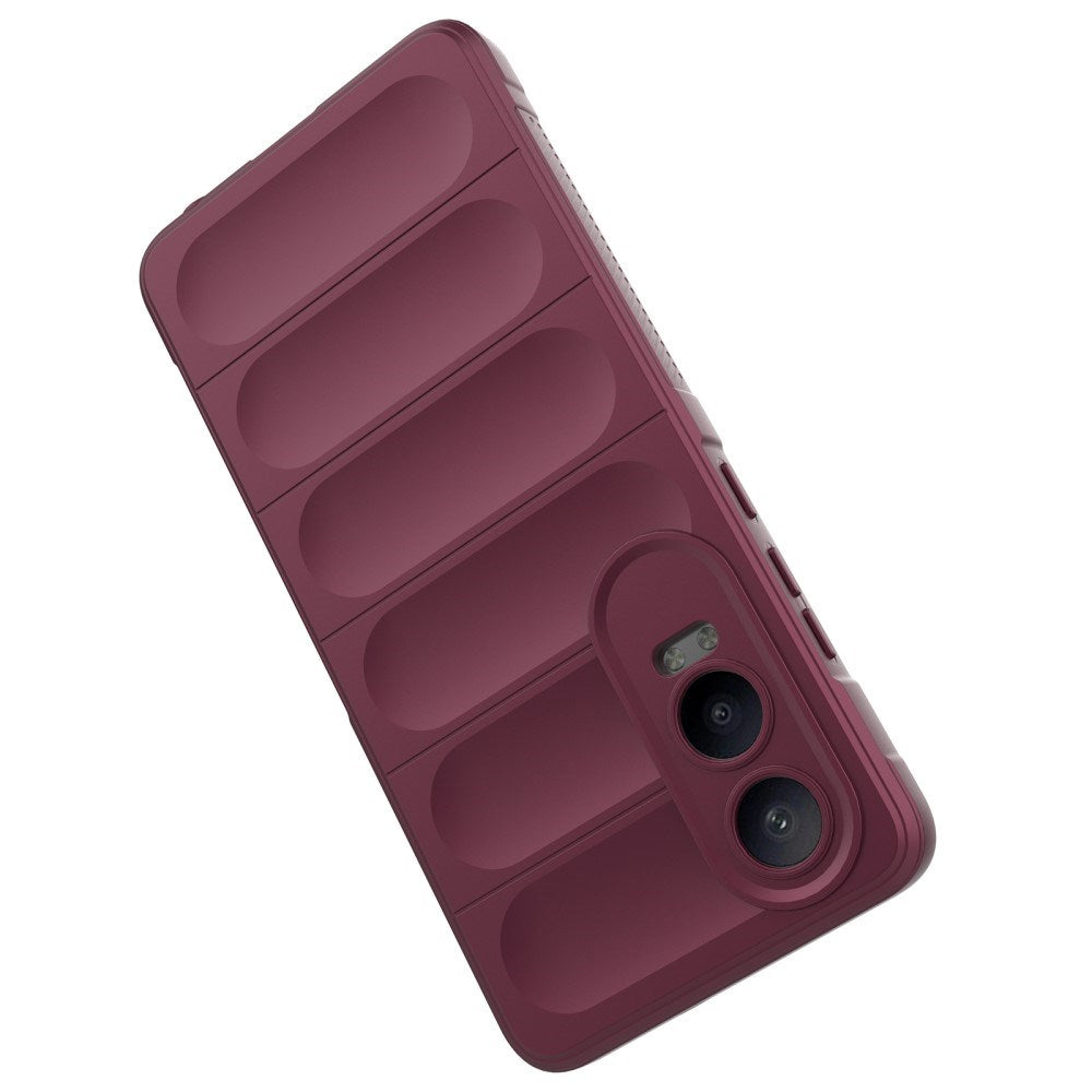 EIDERWOOD OnePlus Nord CE4 Lite (5G) Fleksibelt Plastdeksel - Vinrød