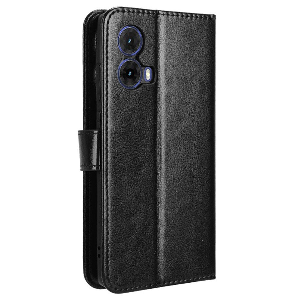 EIDERWOOD Motorola Moto G85 (5G) Kunstskinn Flip Deksel m. Strop - Svart