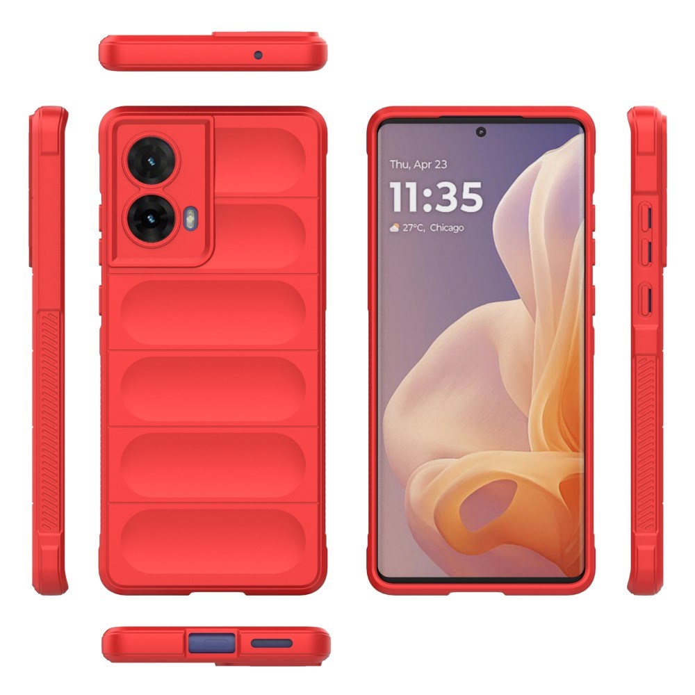 EIDERWOOD Motorola Moto G85 (5G) Fleksibelt Plastdeksel - Rød