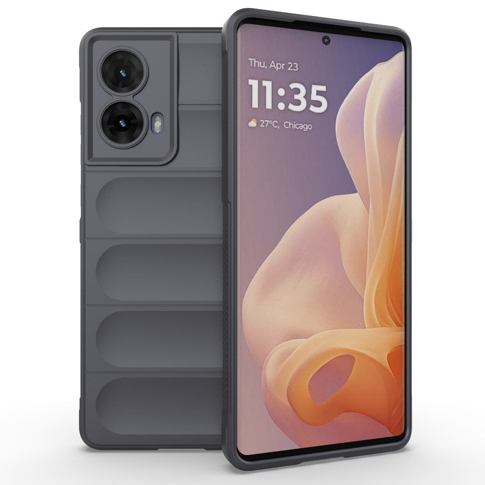 EIDERWOOD Motorola Moto G85 (5G) Fleksibelt Plastdeksel - Grå