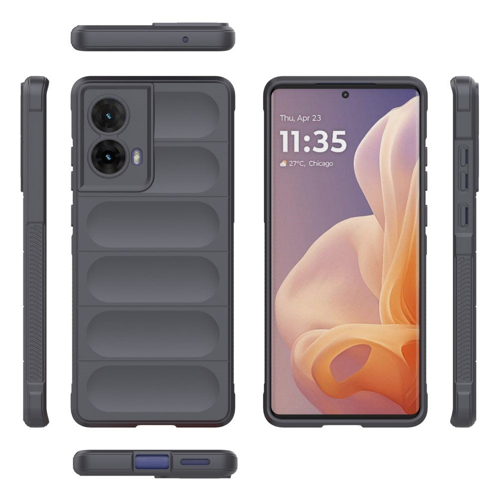 EIDERWOOD Motorola Moto G85 (5G) Fleksibelt Plastdeksel - Grå