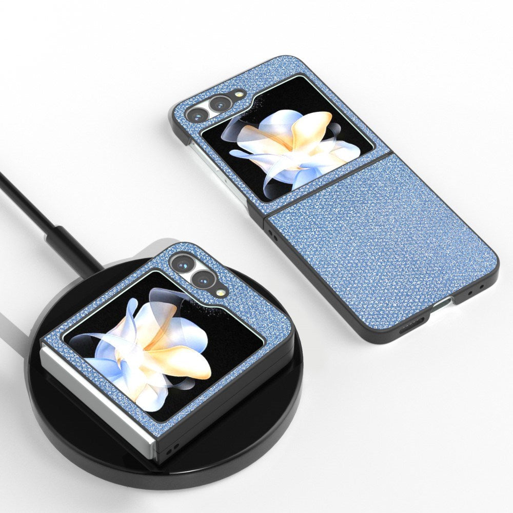 EIDERWOOD Samsung Galaxy Z Flip7 FE / Flip6 5G Rhinsten Deksel - Blå