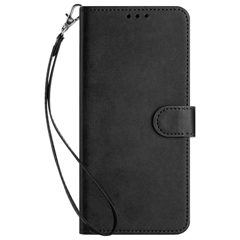EIDERWOOD Motorola G85 (5G) Kunstskinn Deksel med stropp og lommebok - Svart