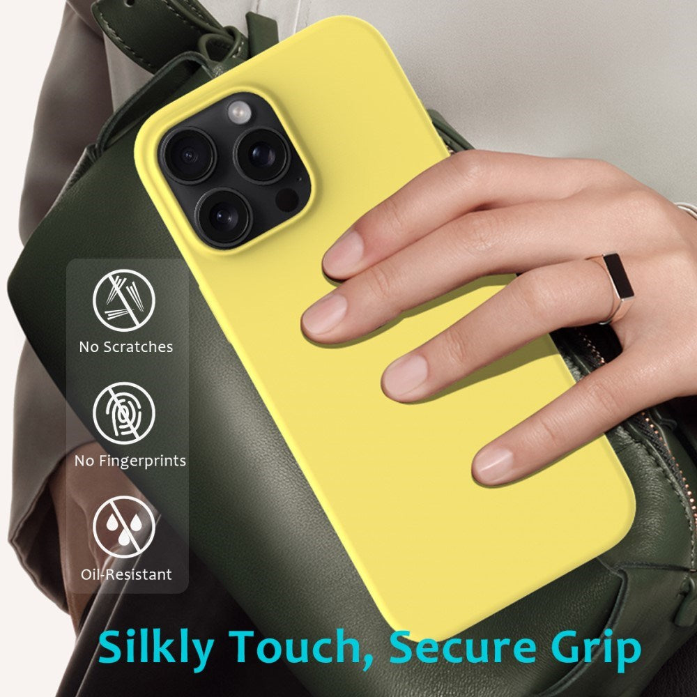 EIDERWOOD iPhone 16 Pro Max Fôret Silikon Deksel - Gul