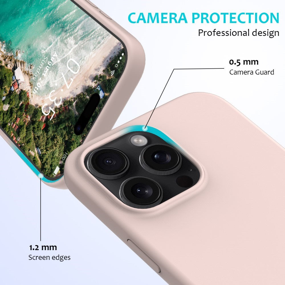 EIDERWOOD iPhone 16 Pro Max Fôret Silikon Deksel - Rosa