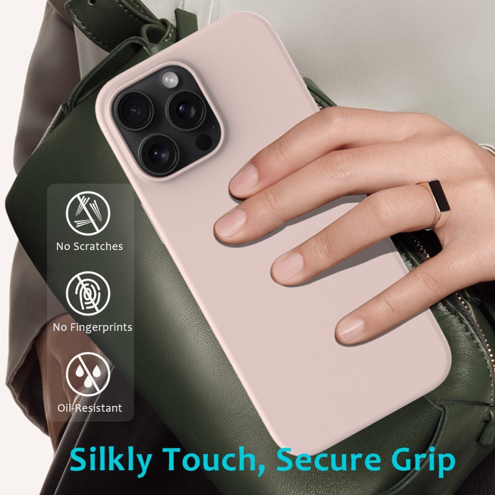 EIDERWOOD iPhone 16 Pro Max Fôret Silikon Deksel - Rosa