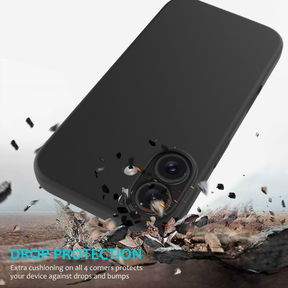 EIDERWOOD iPhone 16 Plus Fôret Silikon Deksel - Svart