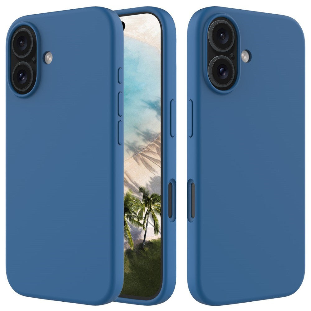 EIDERWOOD iPhone 16 Plus Fôret Silikon Deksel - Blå