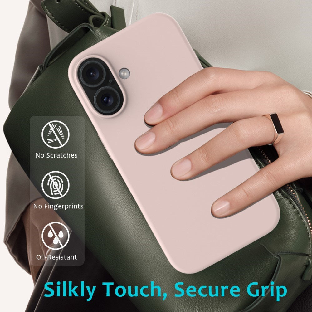 EIDERWOOD iPhone 16 Plus Fôret Silikon Deksel - Rosa