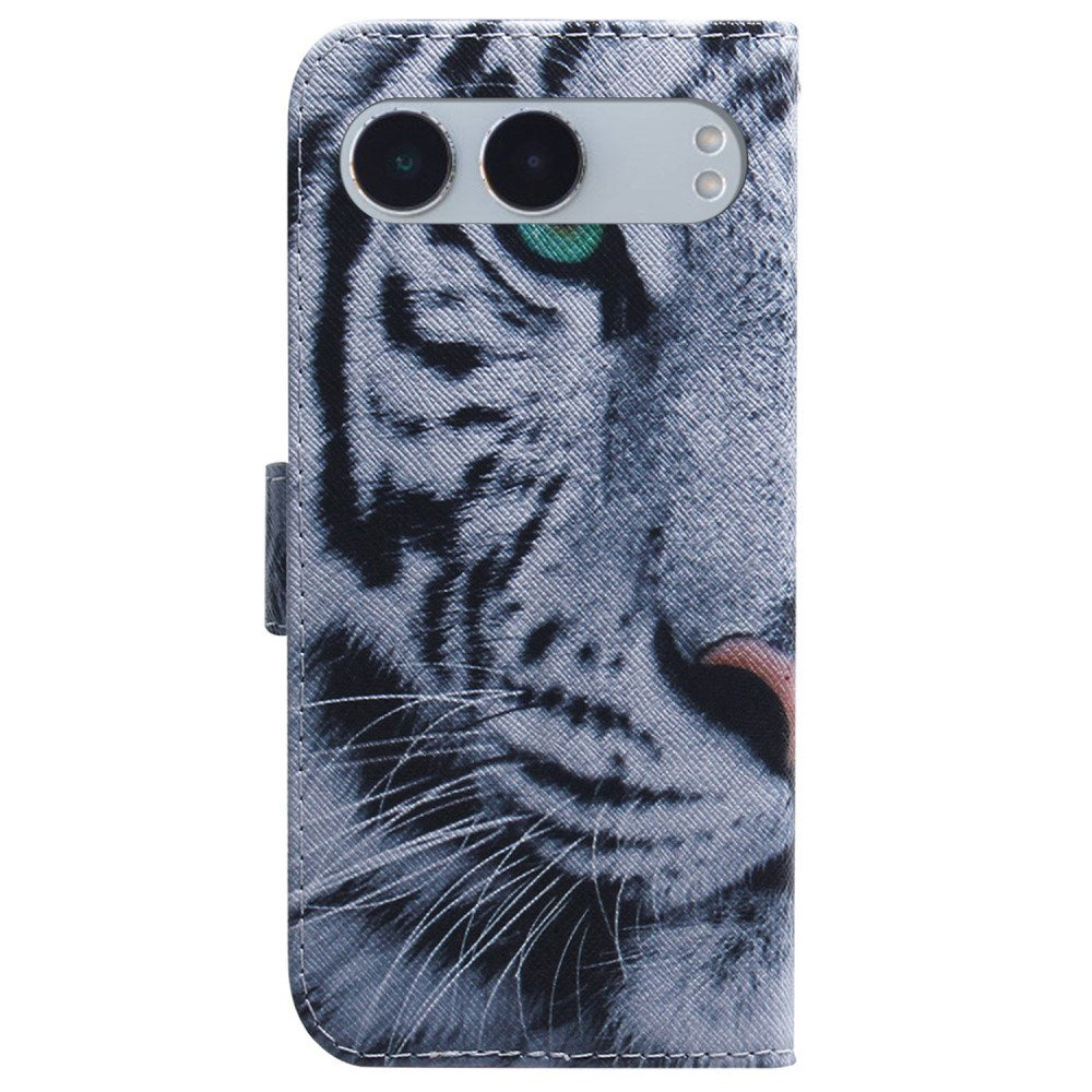 EIDERWOOD OnePlus Nord 4 (5G) Kunstskinn Deksel med Lommebok og Trykk - Tiger