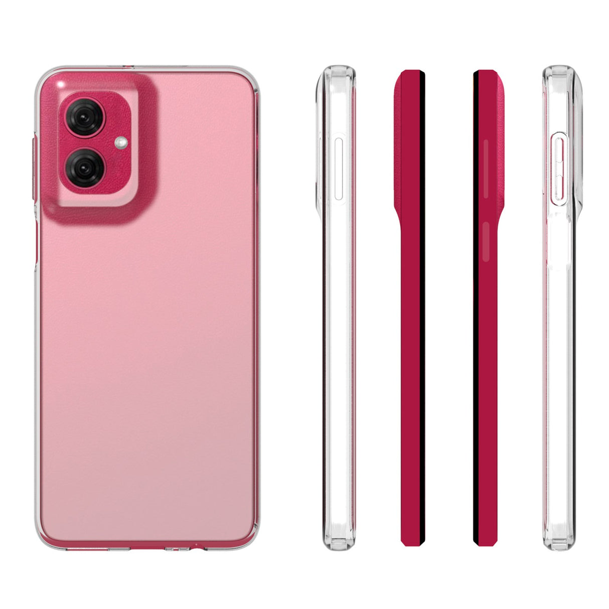 EIDERWOOD Motorola Moto G55 5G - Klar Myk Plast Etui