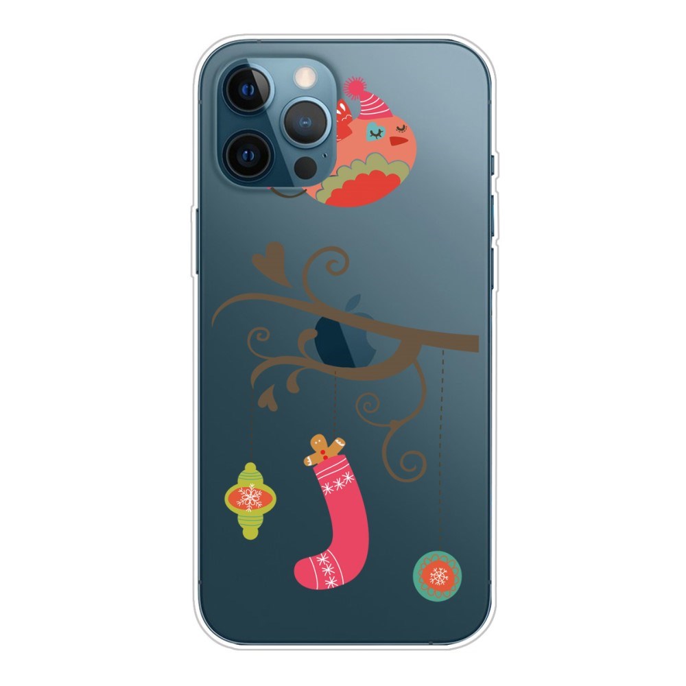 EIDERWOOD iPhone 16 Pro Fleksibelt Juledeksel i Plast - Julestemning