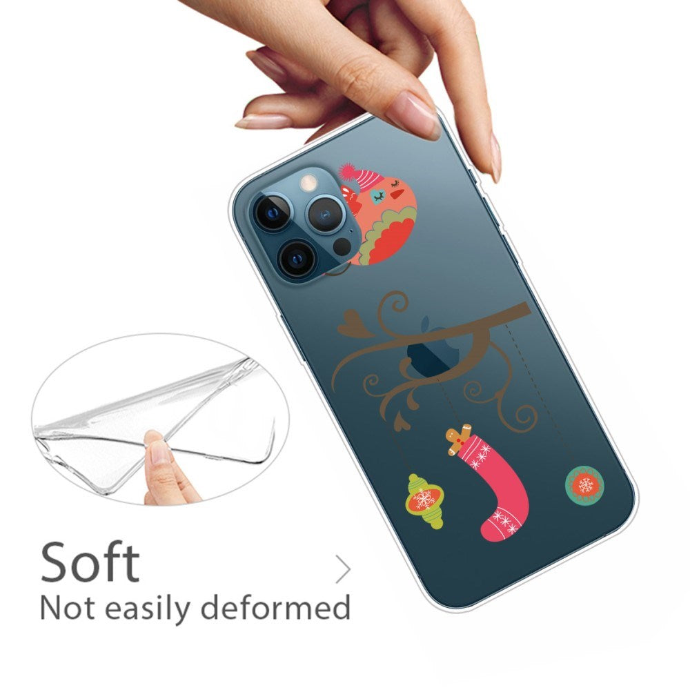 EIDERWOOD iPhone 16 Pro Fleksibelt Juledeksel i Plast - Julestemning