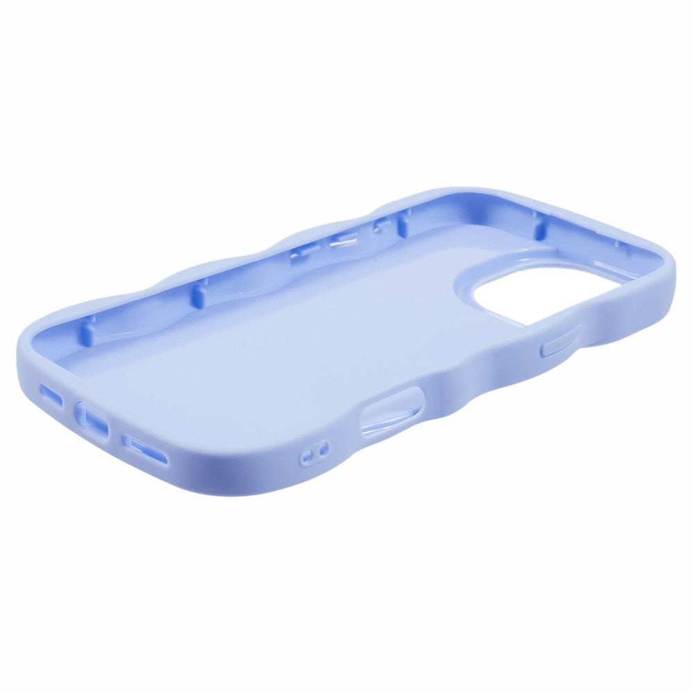 iPhone 16 Pro EIDERWOOD Fleksibelt Plast Wavy Deksel - Lilla