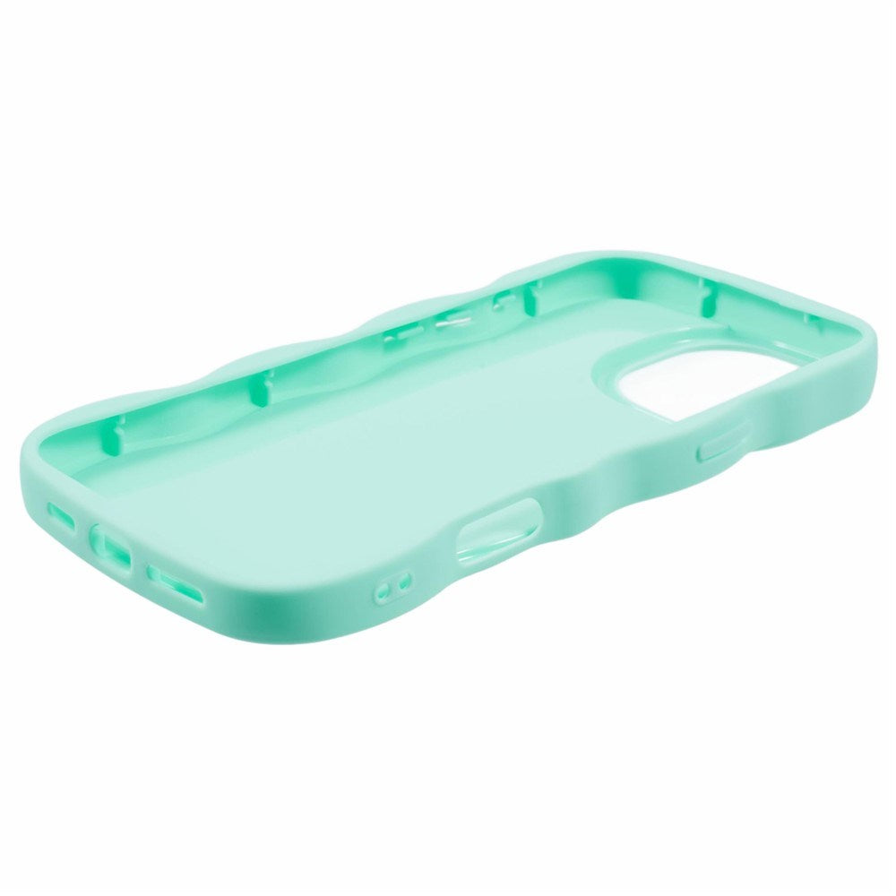 iPhone 16 Pro EIDERWOOD Fleksibelt Plast Wavy Deksel - Blå