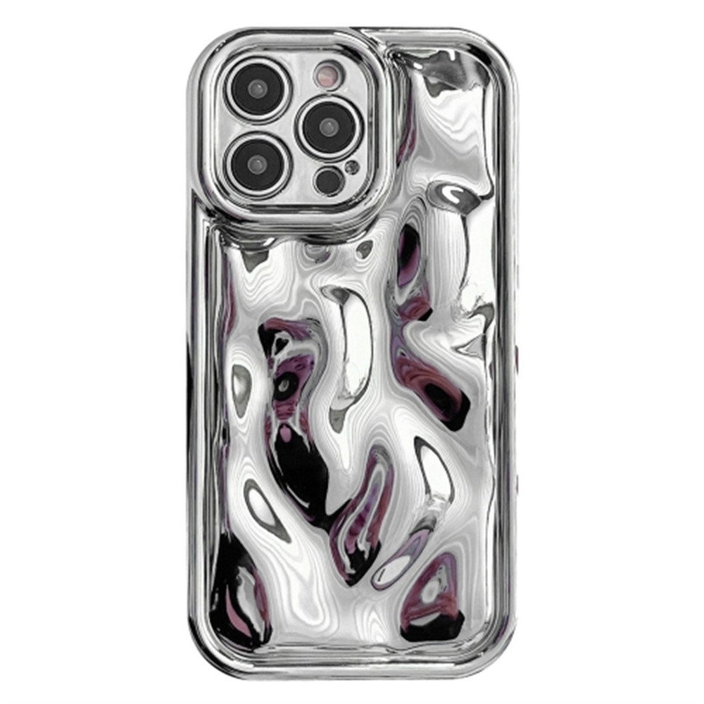 iPhone 16 Pro EIDERWOOD Plast Deksel m. Tekstur - Sølv