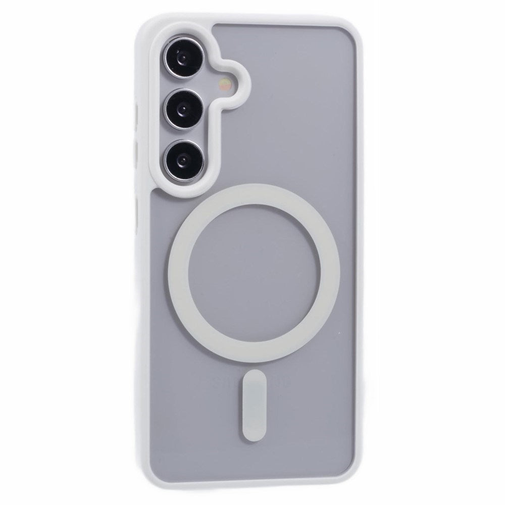 EIDERWOOD Samsung Galaxy S23 FE Hybrid Deksel - MagSafe Kompatibel - Hvit