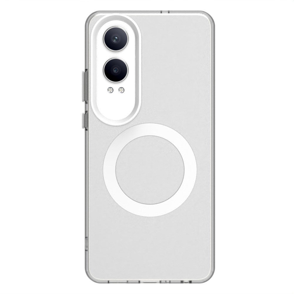 EIDERWOOD OnePlus Nord CE4 Lite (5G) Hybrid Plast Deksel - MagSafe Kompatibel - Gjennomsiktig / Hvit