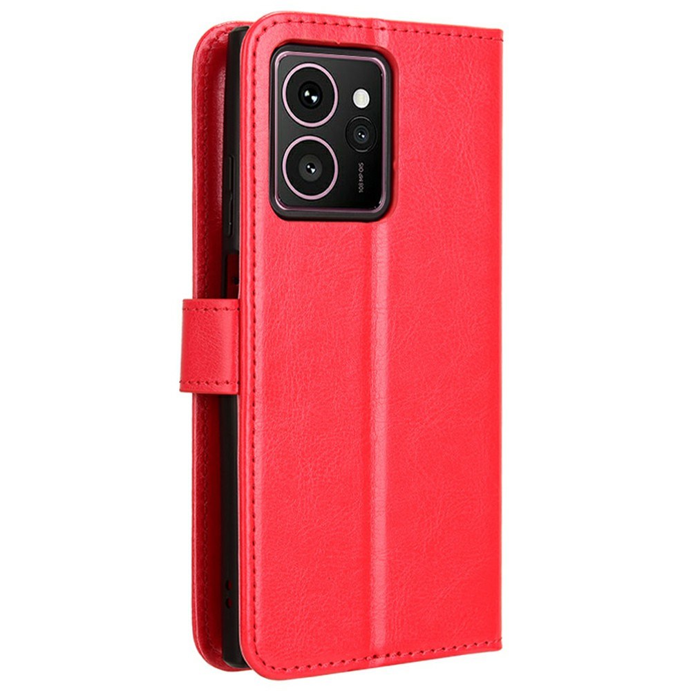 EIDERWOOD HMD Skyline Flip Cover i kunstskinn med kortholder og ståfunksjon - Rød