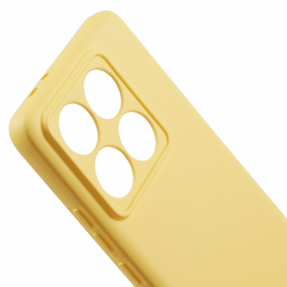 EIDERWOOD Xiaomi 14T Pro Fôret Fleksibelt Plast Deksel - Gul