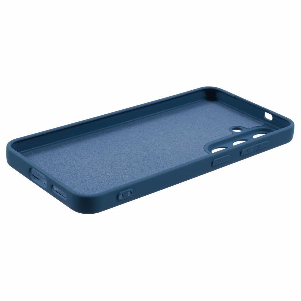 EIDERWOOD - Samsung Galaxy S25 Mykt Plastdeksel - Ripebeskyttelse med Fiberforing - Mørkeblått
