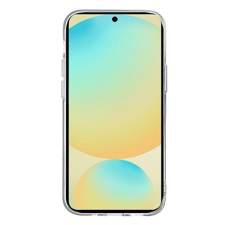 EIDERWOOD Samsung Galaxy S25 FE Fleksibelt Plast Deksel med Motiv - Svart / Blå Sommerfugler