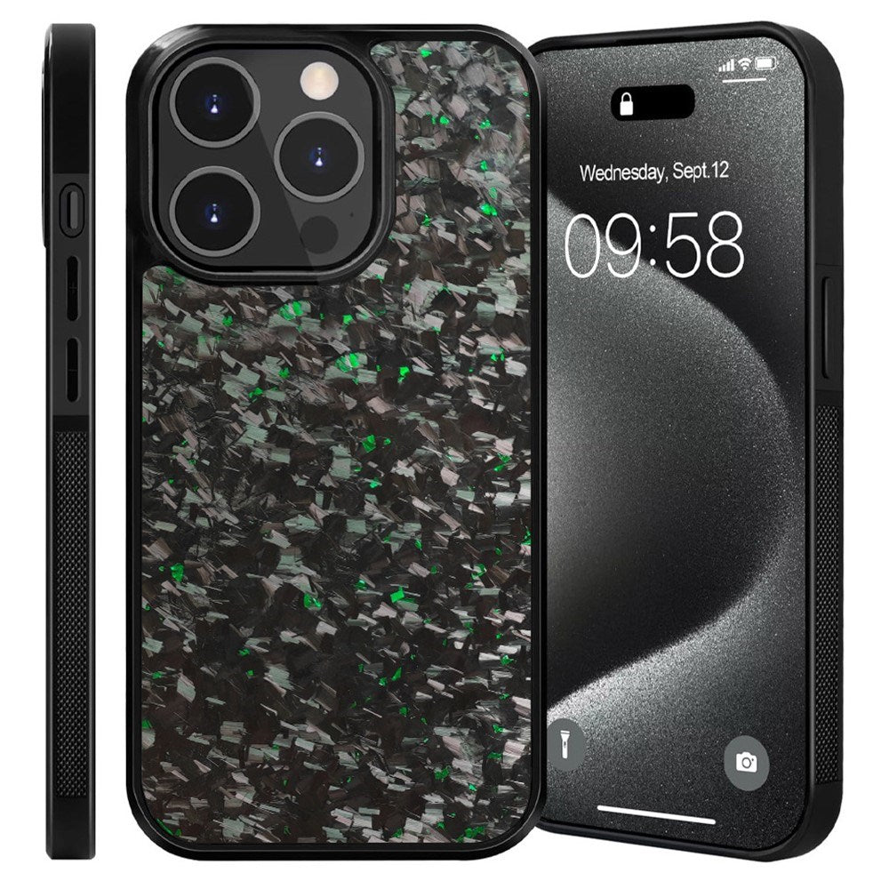 iPhone 12 / 12 Pro EIDERWOOD Sklisikkert Aramidfibre Deksel - MagSafe Kompatibel - Grønn