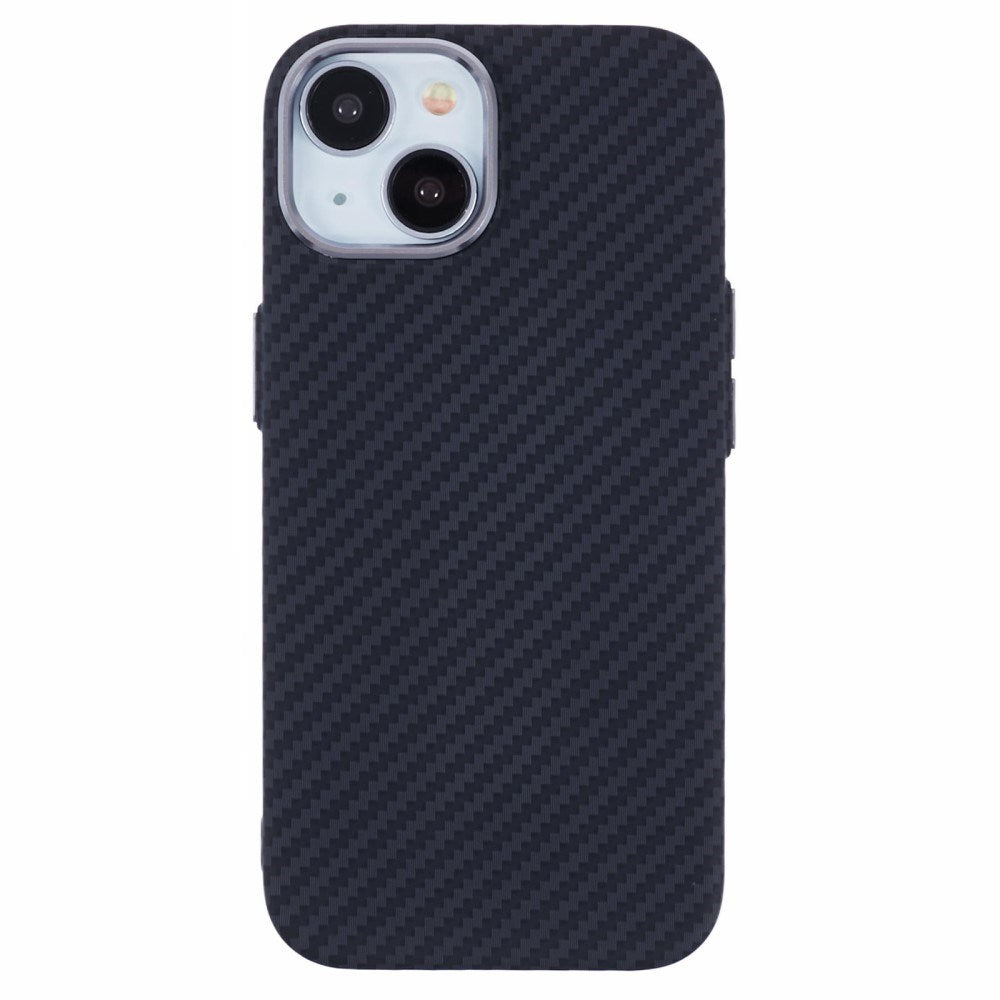 EIDERWOOD Mønstret Carbon Deksel - iPhone 14 - MagSafe Kompatibel - Black