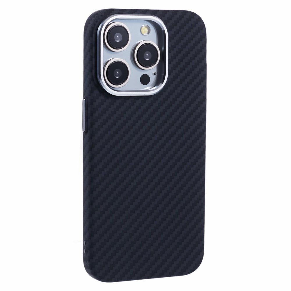 EIDERWOOD Mønstret Carbon Deksel - iPhone 14 Pro - MagSafe Kompatibel - Black