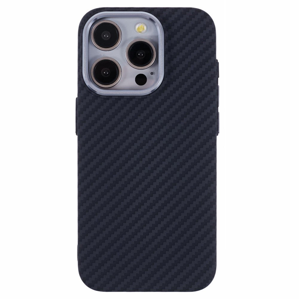 EIDERWOOD Mønstret Carbon Deksel - iPhone 14 Pro - MagSafe Kompatibel - Black
