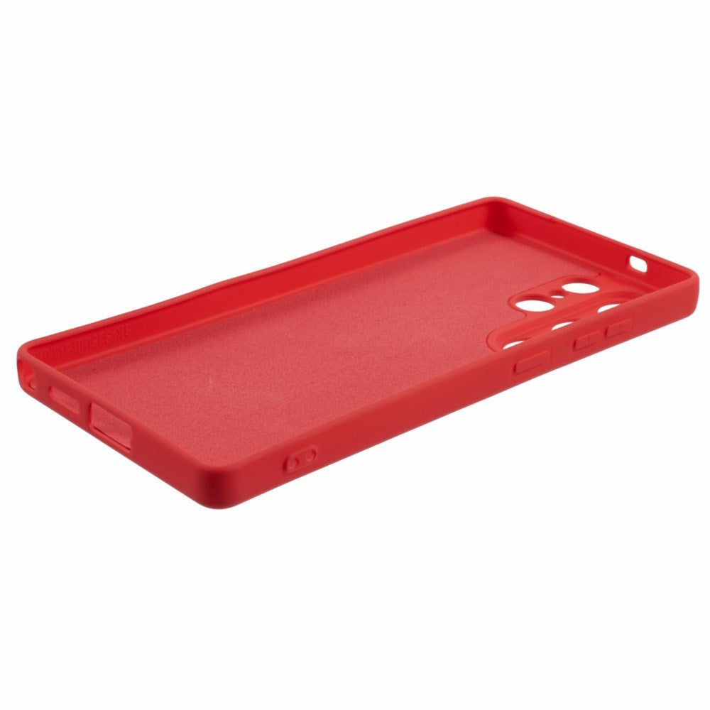 EIDERWOOD Samsung Galaxy S25 Ultra Fôret Fleksibelt Plast Deksel - Rød