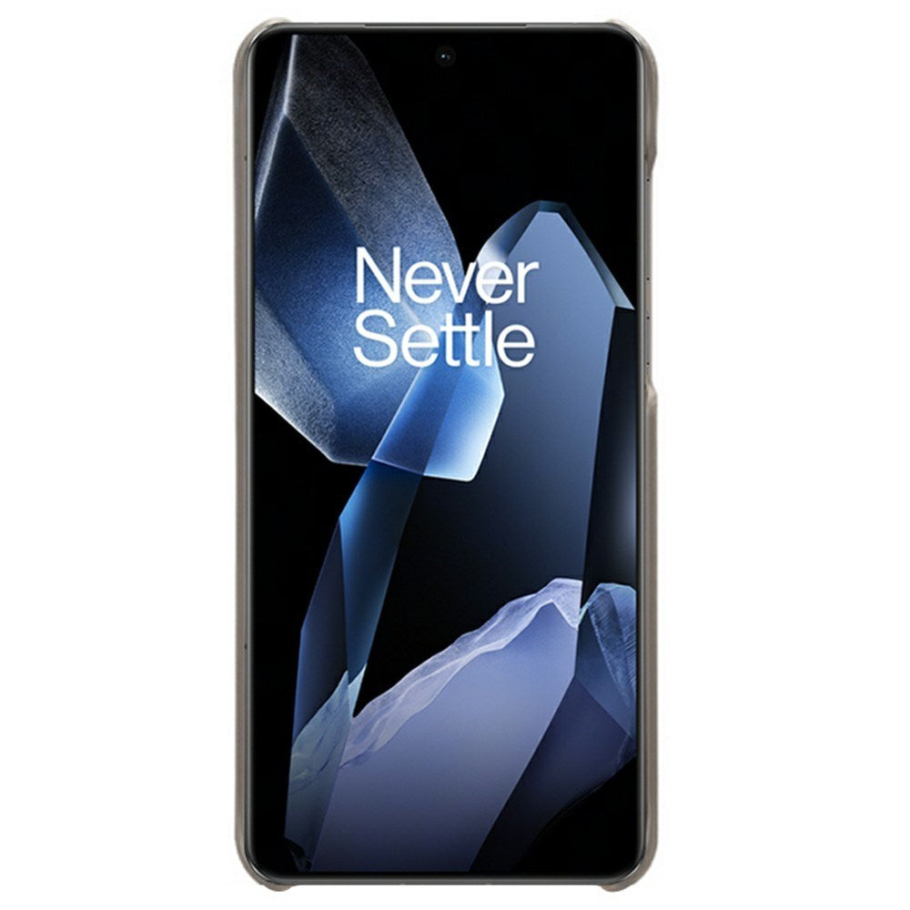EIDERWOOD OnePlus 13 Kunstskinn Deksel m. Innebygd Kortholder - Grå