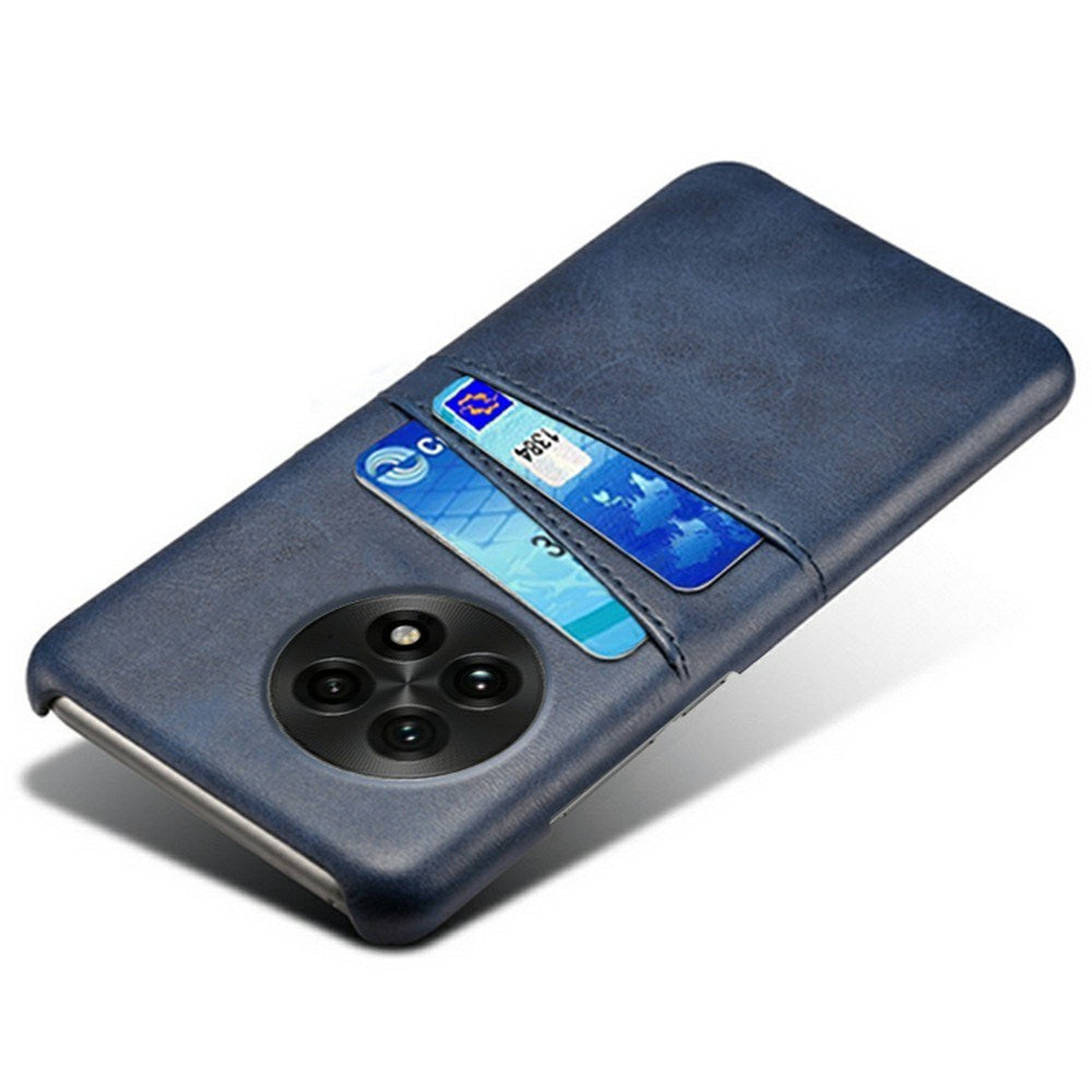 EIDERWOOD OnePlus 13 Kunstskinn Deksel m. Innebygd Kortholder - Blå