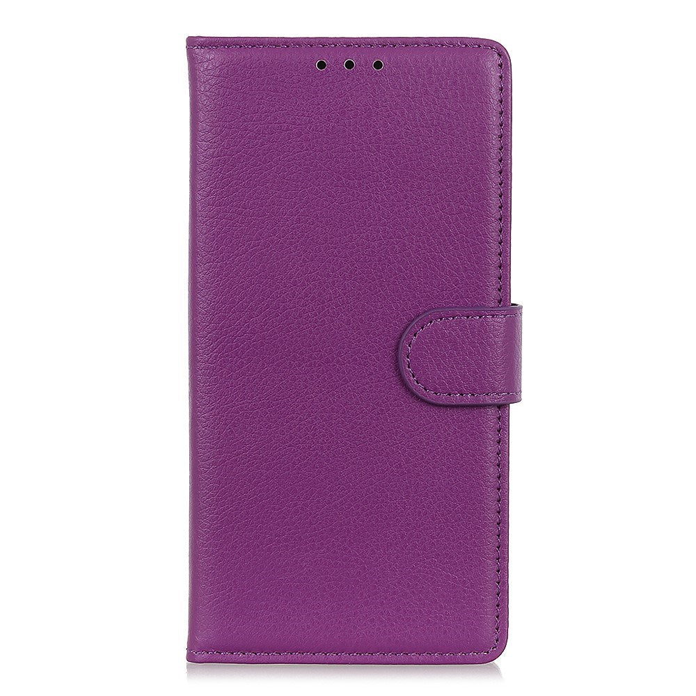 EIDERWOOD Xiaomi Redmi Note 14 (4G) Kunstskinn Flip Deksel m. Kortholder & Ståfunksjon - Lilla
