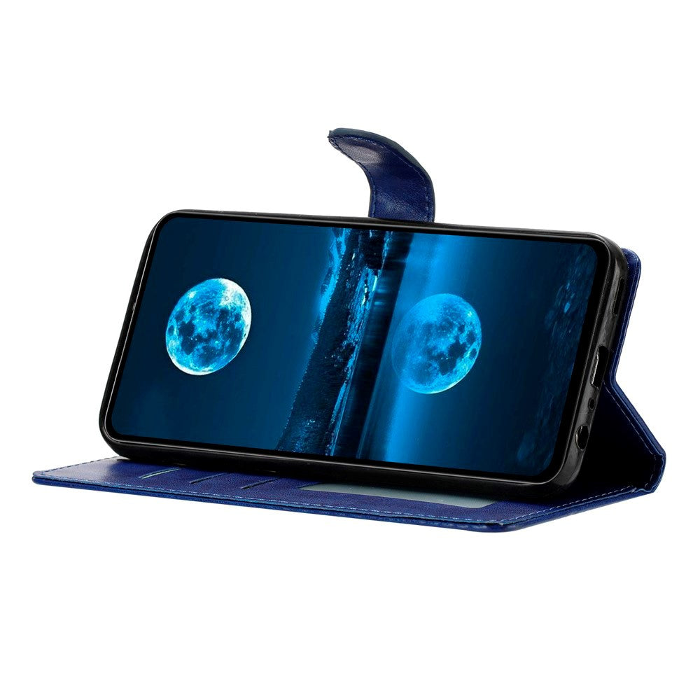 EIDERWOOD Xiaomi Redmi Note 14 Pro (5G) / Poco X7 Kunstskinn Flip Deksel m. Strop - Blå